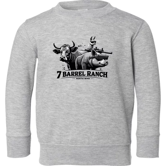 3 Barrel Ranch North Bend Toddler Sweatshirt