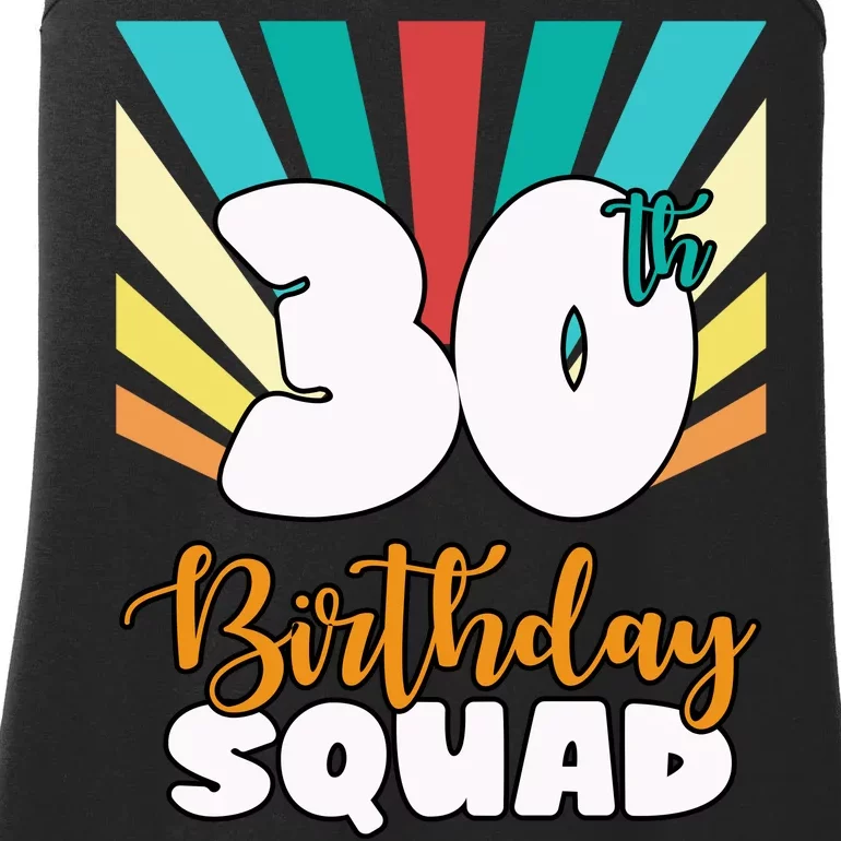 30th Birthday Squad 30 Years Old Ladies Essential Tank