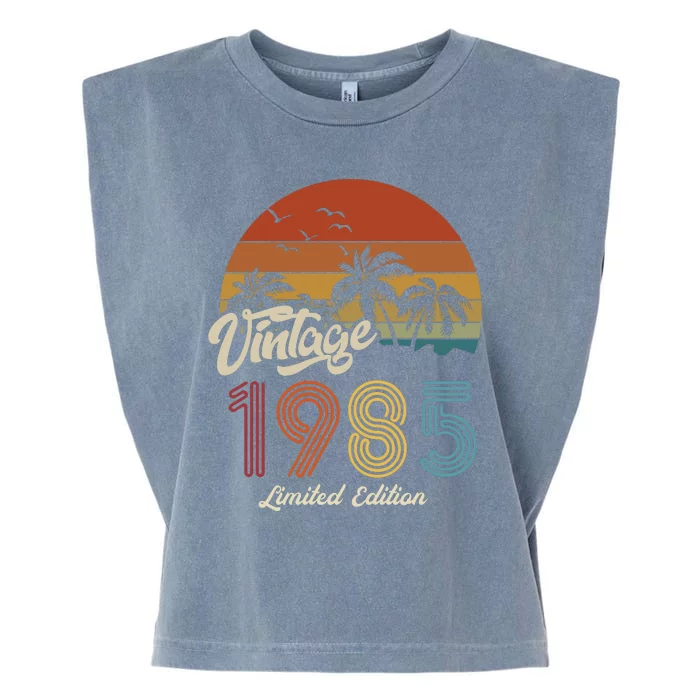 38th Birthday Vintage Limited Edition 1985 Garment-Dyed Women's Muscle Tee