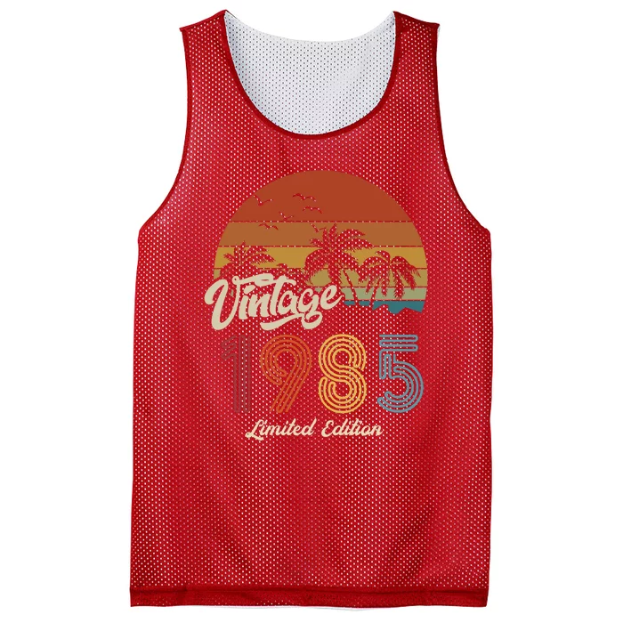 38th Birthday Vintage Limited Edition 1985 Mesh Reversible Basketball Jersey Tank