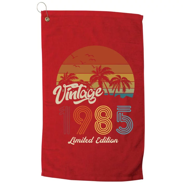 38th Birthday Vintage Limited Edition 1985 Platinum Collection Golf Towel