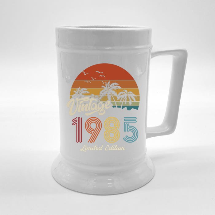 38th Birthday Vintage Limited Edition 1985 Front & Back Beer Stein