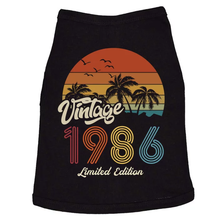 37th Birthday Vintage Limited Edition 1986 Doggie Tank