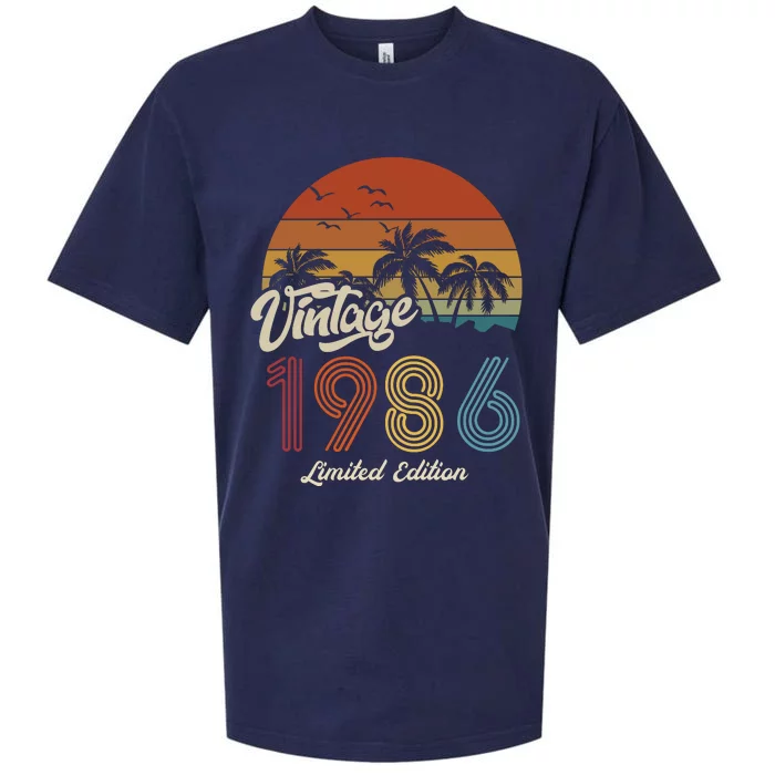 37th Birthday Vintage Limited Edition 1986 Sueded Cloud Jersey T-Shirt