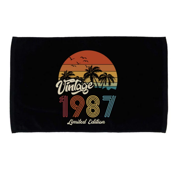 36th Birthday Vintage Limited Edition 1987 Microfiber Hand Towel