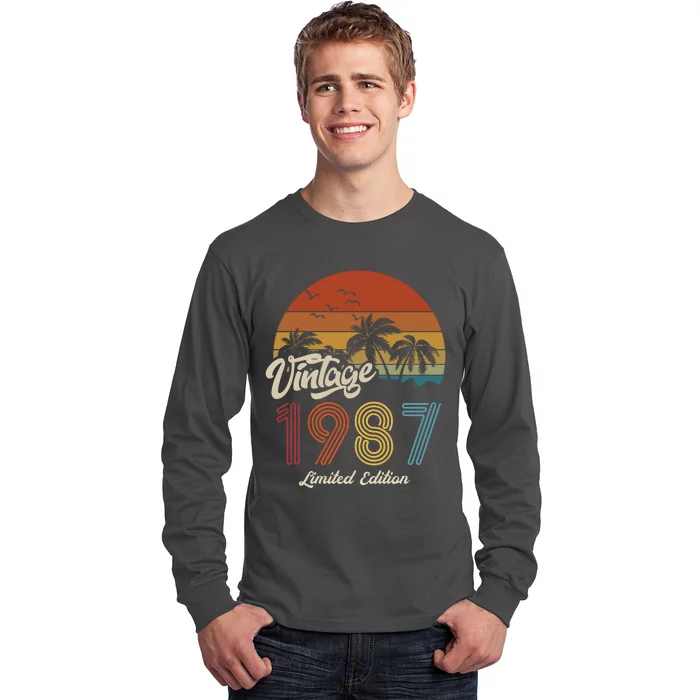 36th Birthday Vintage Limited Edition 1987 Long Sleeve Shirt