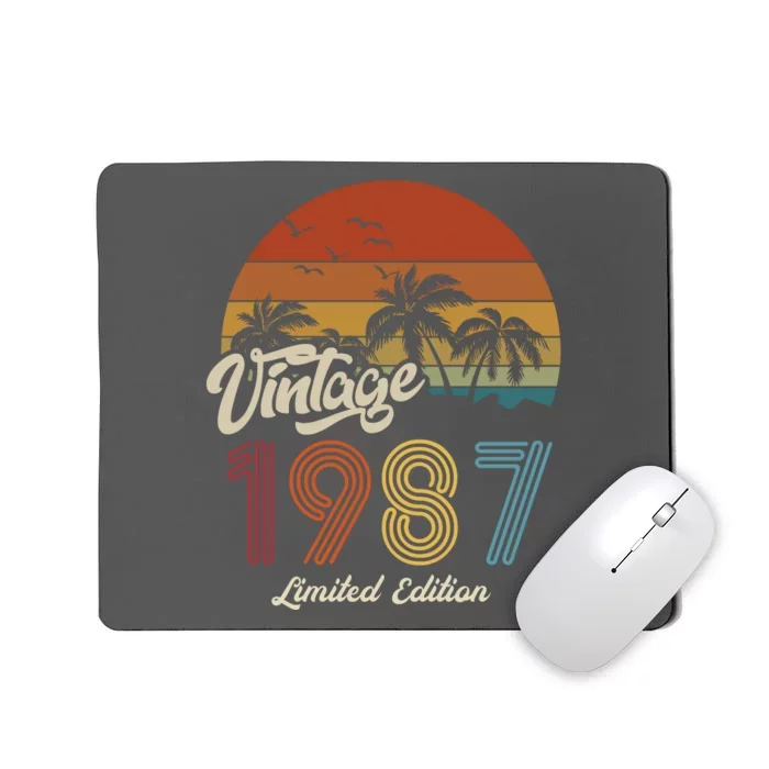 36th Birthday Vintage Limited Edition 1987 Mousepad