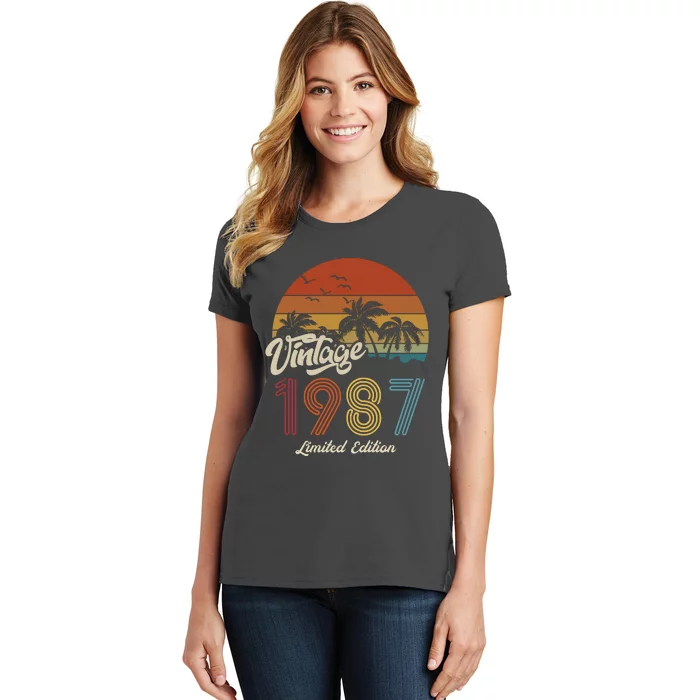 36th Birthday Vintage Limited Edition 1987 Women's T-Shirt