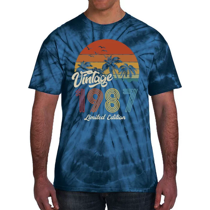 36th Birthday Vintage Limited Edition 1987 Tie-Dye T-Shirt