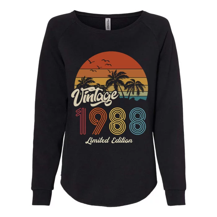 35th Birthday Vintage Limited Edition 1988 Womens California Wash Sweatshirt