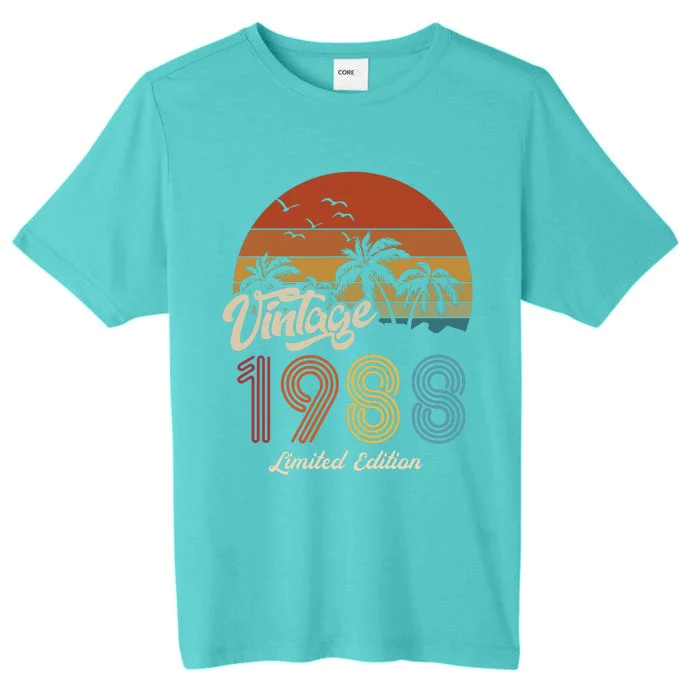 35th Birthday Vintage Limited Edition 1988 ChromaSoft Performance T-Shirt