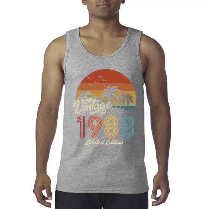 35th Birthday Vintage Limited Edition 1988 Tank Top