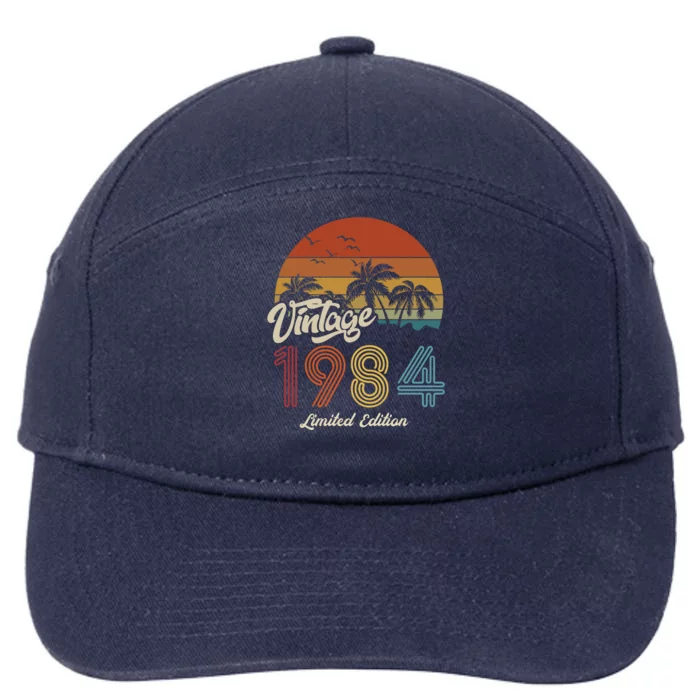 39th Birthday Vintage Limited Edition 1984 7-Panel Snapback Hat