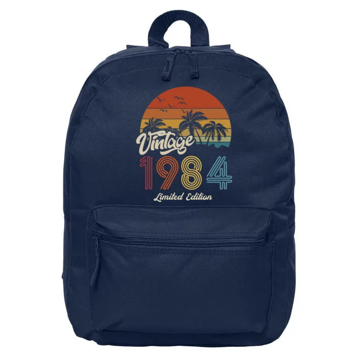 39th Birthday Vintage Limited Edition 1984 16 in Basic Backpack