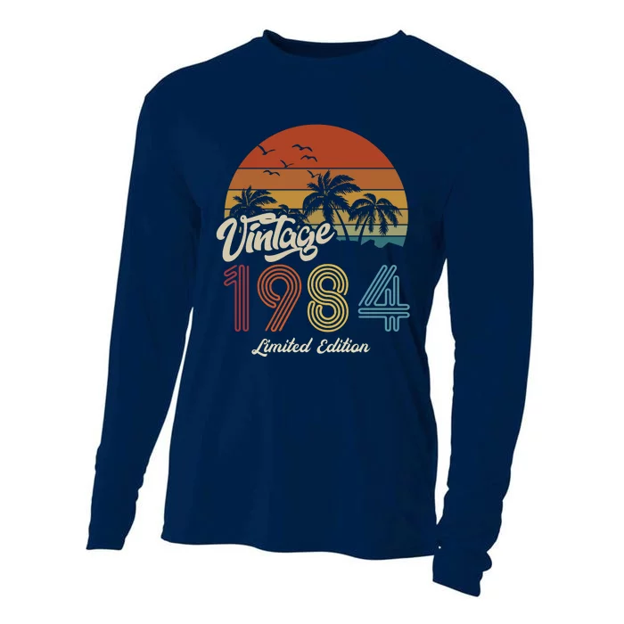 39th Birthday Vintage Limited Edition 1984 Cooling Performance Long Sleeve Crew