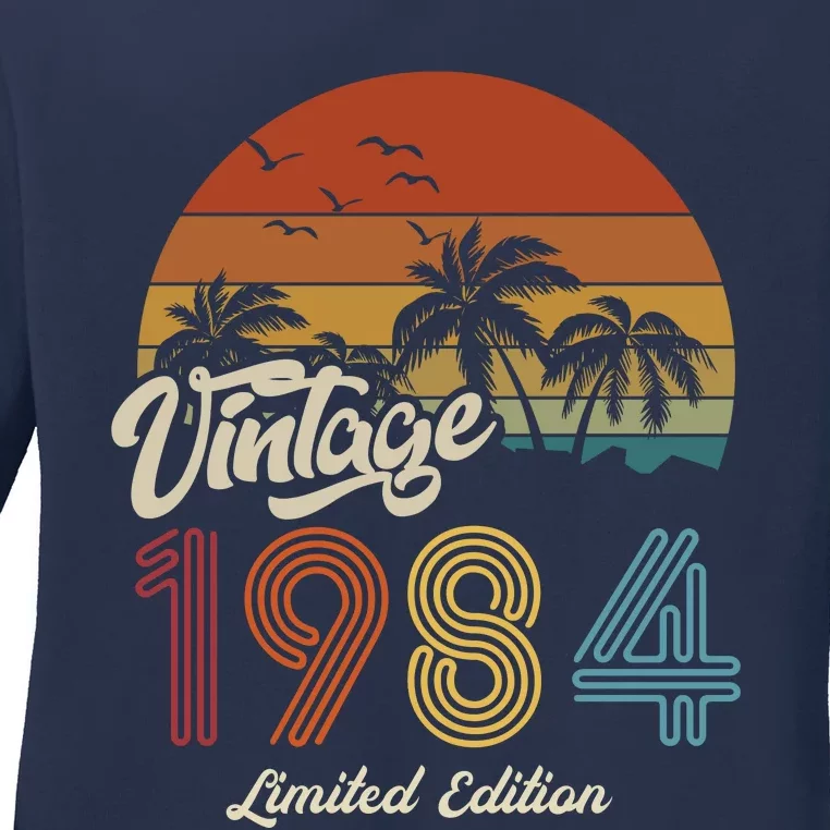 39th Birthday Vintage Limited Edition 1984 Ladies Long Sleeve Shirt