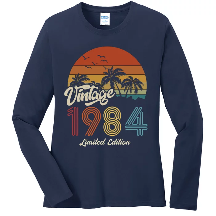 39th Birthday Vintage Limited Edition 1984 Ladies Long Sleeve Shirt