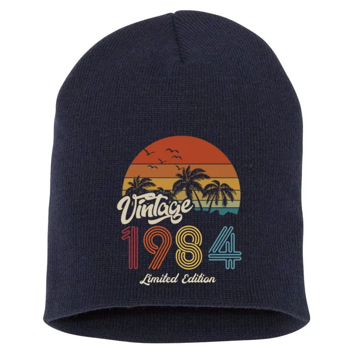 39th Birthday Vintage Limited Edition 1984 Short Acrylic Beanie