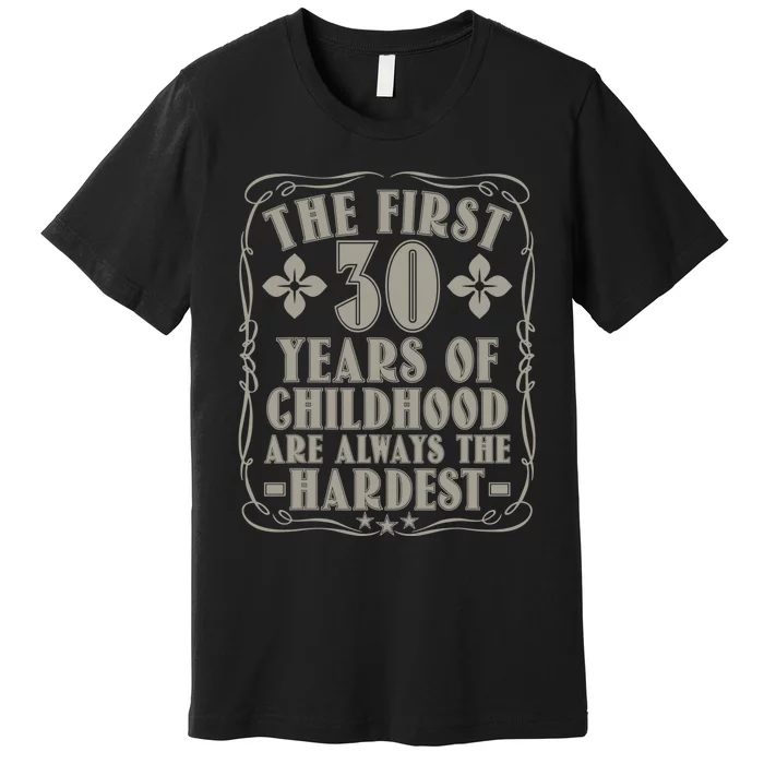 30th Birthday Vintage Bday 30 Year Old Man Funny 30 Premium T-Shirt