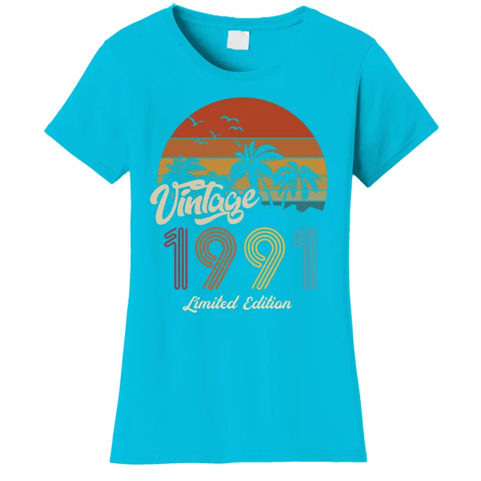 32nd Birthday Vintage Limited Edition 1991 Women's T-Shirt