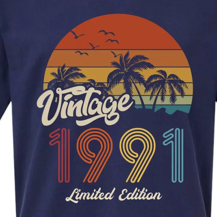 32nd Birthday Vintage Limited Edition 1991 Sueded Cloud Jersey T-Shirt