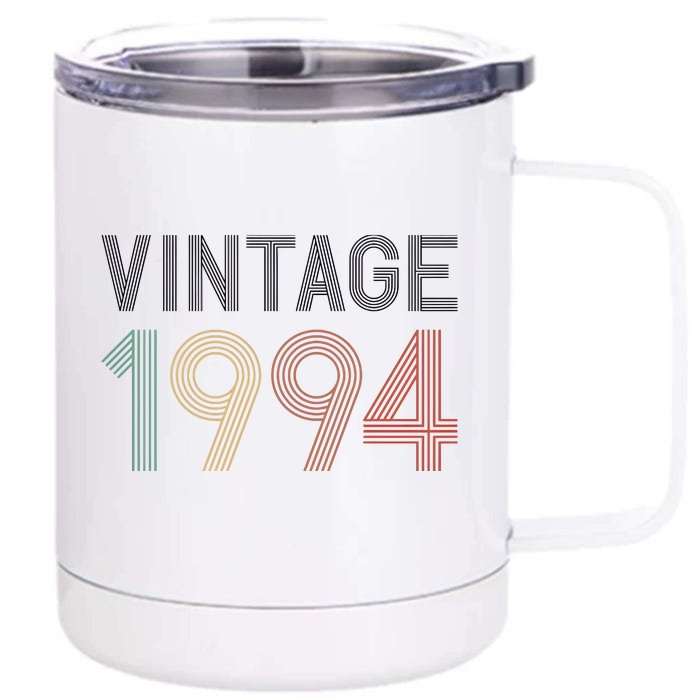 30th Birthday Vintage 1994 Matching Front & Back 12oz Stainless Steel Tumbler Cup