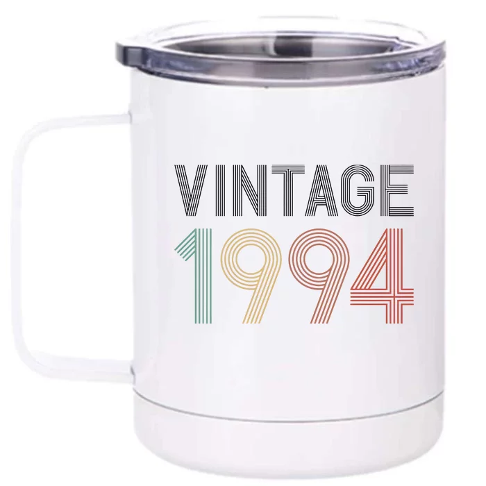 30th Birthday Vintage 1994 Matching Front & Back 12oz Stainless Steel Tumbler Cup