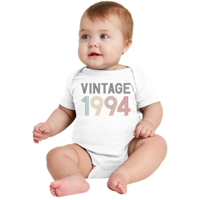 30th Birthday Vintage 1994 Matching Baby Bodysuit