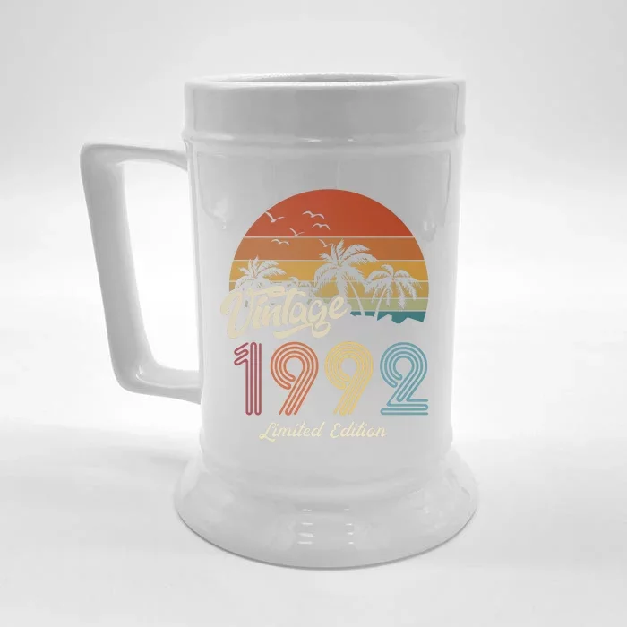 31st Birthday Vintage Limited Edition 1992 Front & Back Beer Stein