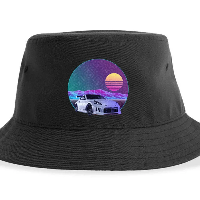 370z Car Sustainable Bucket Hat