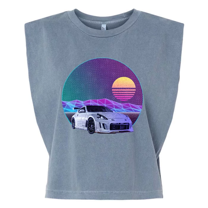 370z Car Garment-Dyed Women's Muscle Tee