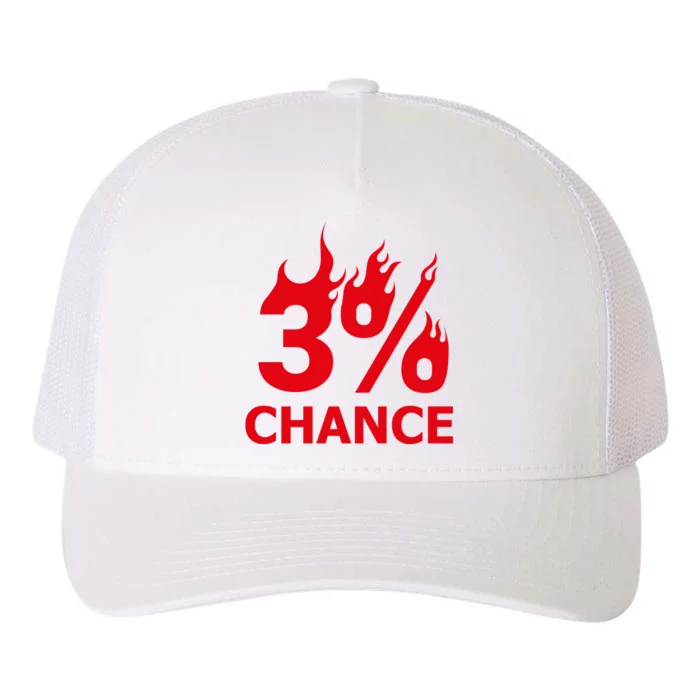 3% Chance Yupoong Adult 5-Panel Trucker Hat