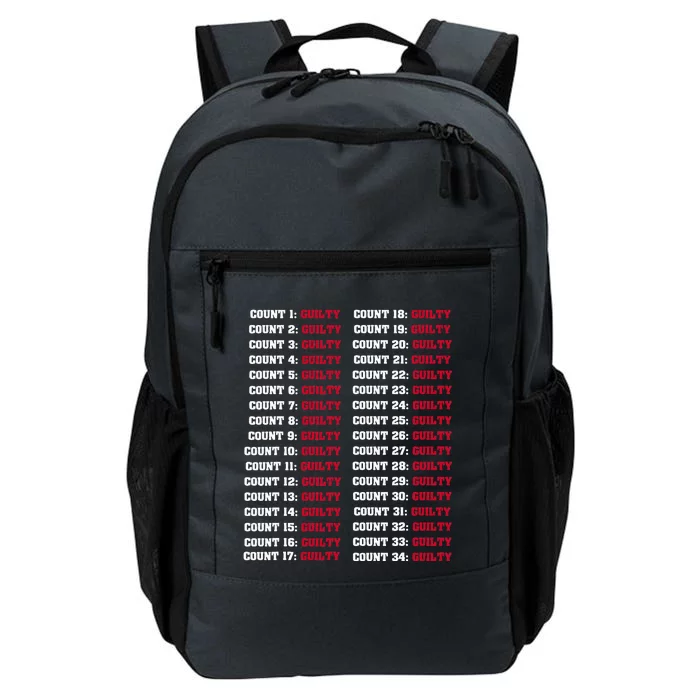 34 Counts Guilty Daily Commute Backpack