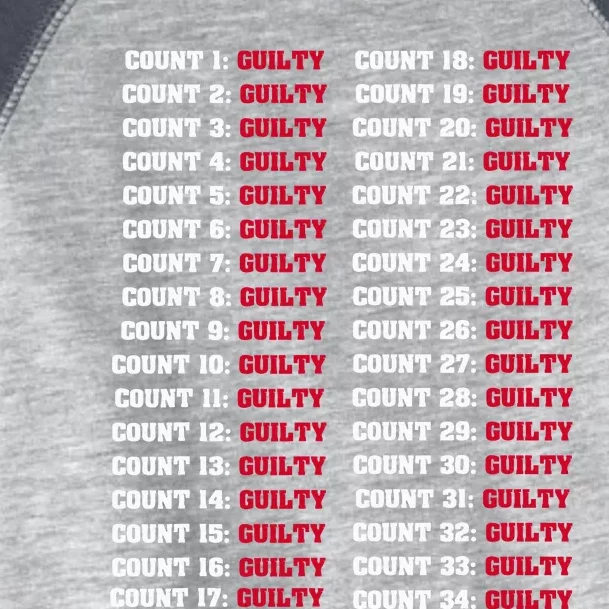 34 Counts Guilty Toddler Fine Jersey T-Shirt