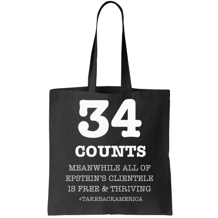 34 Counts Meanwhile Donald Trump Guilty 2024 Election Tote Bag