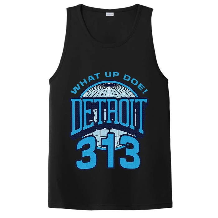 313 Detroit Area Code What Up Doe Hometown Performance Tank