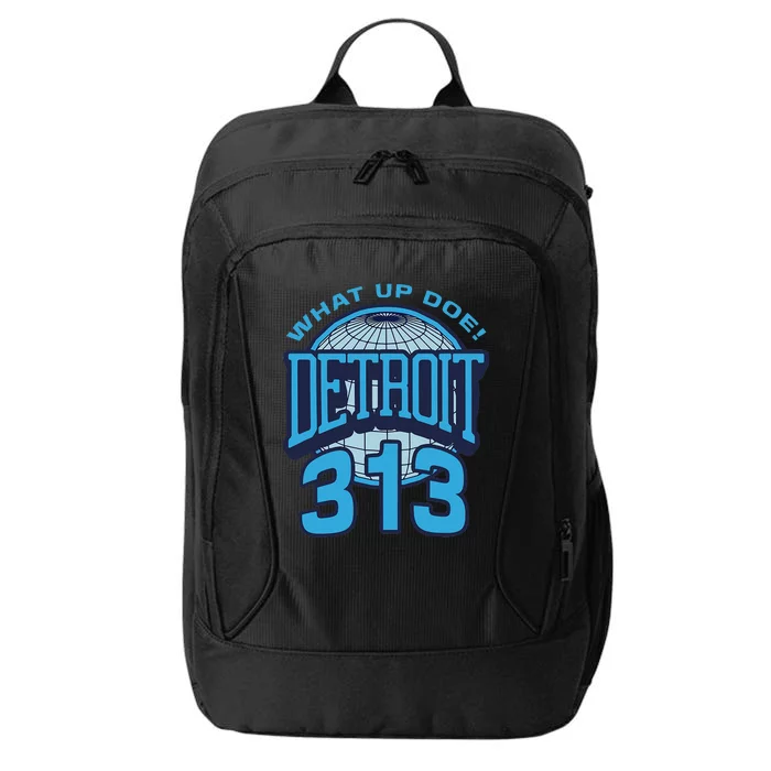 313 Detroit Area Code What Up Doe Hometown City Backpack