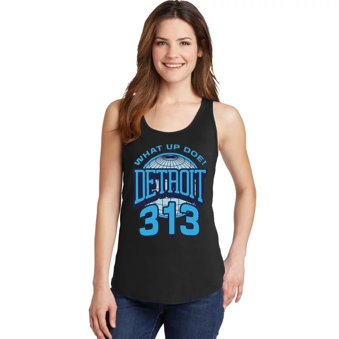 313 Detroit Area Code What Up Doe Hometown Ladies Essential Tank