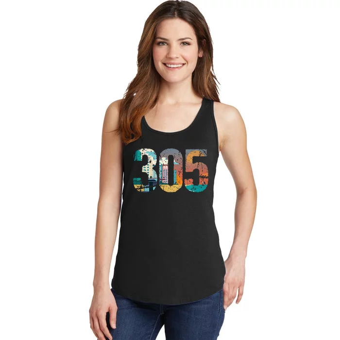 305 Dade County Miami Ladies Essential Tank