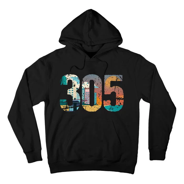 305 Dade County Miami Tall Hoodie