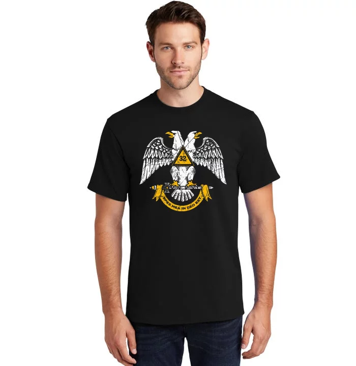 32nd Degree Masonic Scottish Rite Wings Down Tall T-Shirt