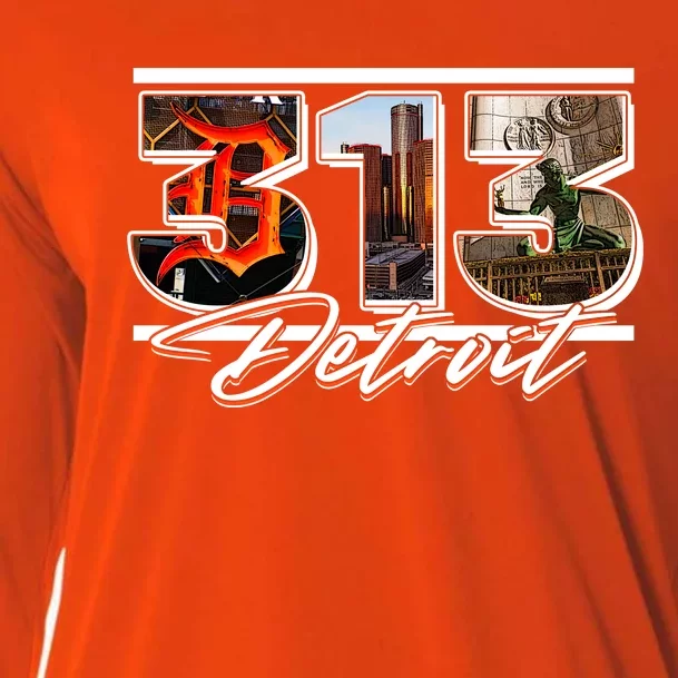 313 Detroit Urban Spirit Cooling Performance Long Sleeve Crew