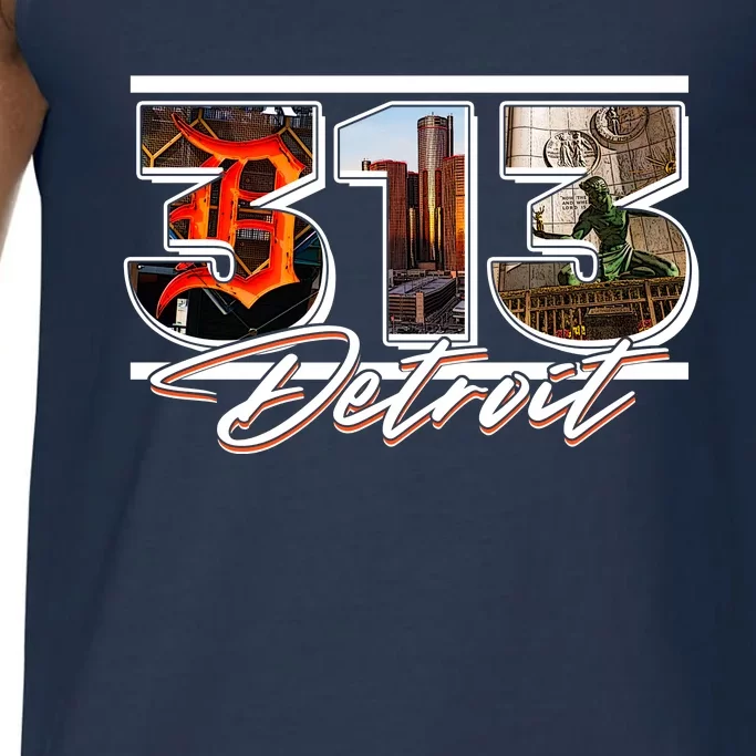 313 Detroit Urban Spirit Comfort Colors® Tank Top