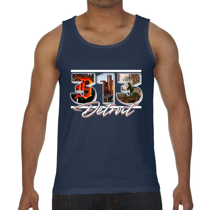 313 Detroit Urban Spirit Comfort Colors® Tank Top