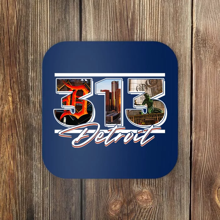 313 Detroit Urban Spirit Coaster