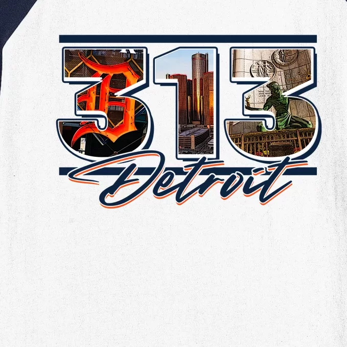 313 Detroit Urban Spirit Baseball Sleeve Shirt