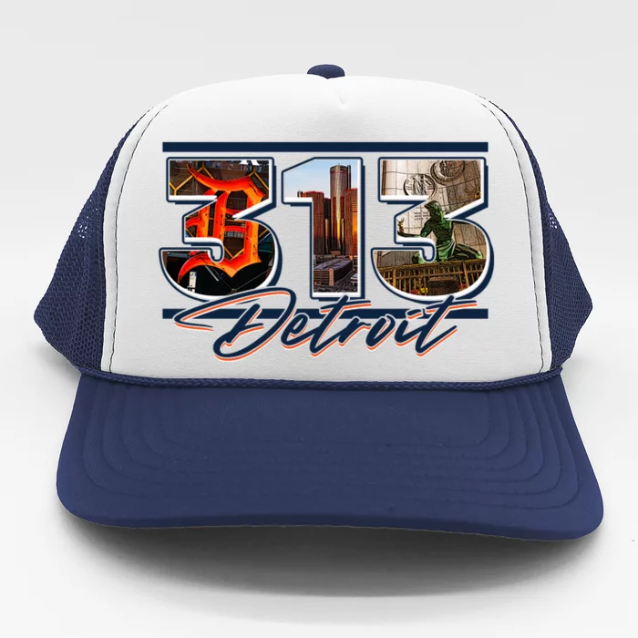 313 Detroit Urban Spirit Trucker Hat