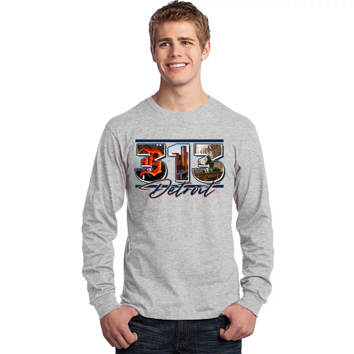 313 Detroit Urban Spirit Long Sleeve Shirt