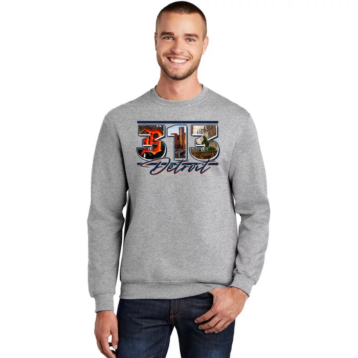 313 Detroit Urban Spirit Tall Sweatshirt