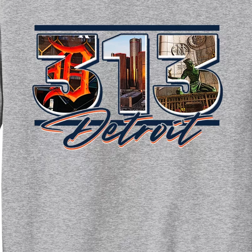 313 Detroit Urban Spirit Tall Sweatshirt